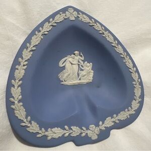 Wedgwood Blue Heart-Shaped Dish